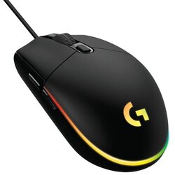 Logitech žična miška gaming usb G203 lightsync - črna Cene
