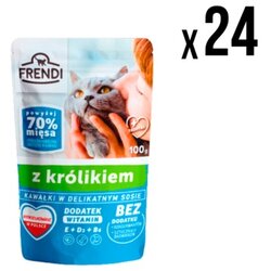 FRENDI kesica za mačke zečetina 100g x24 komada ( 5727 ) Cene