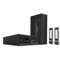 Lindy 300m Fibre Optic DisplayPort 1.2 and USB KVM Extender Cene