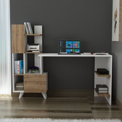 Woody Fashion alis - beli, orah beli ormar za uÄenje Cene