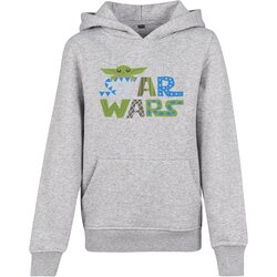 MT Kids Children's colorful Star Wars logo with hood heather gray Cijene