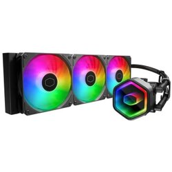 Cooler Master Komplet za tekočinsko hlajenje AIO Liquid Liquid 360 Core II, 360mm, ARGB, črn Cene