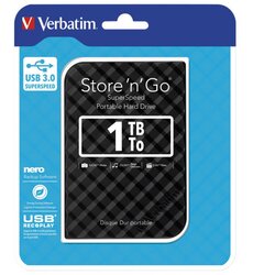 Hard DISK 2.5" 1TB USB 3.0 - 3D SURFACE VERBATIM 53194 CRNI BLISTER Cene