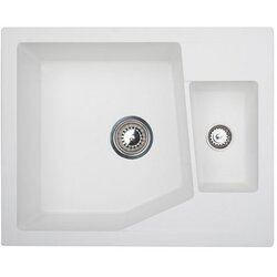 Metalac granitna sudopera Xlinea m 1.5D 620x500 Bela Cene