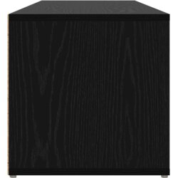 vidaXL klupa s policom crni hrast 102 x 35 x 35 cm konstruirano drvo Cijene