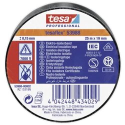 Tesa flex IEC 53988-00002-00 izolacijska traka crna (D x Š) 25 m x 19 mm 1 St. Cijene