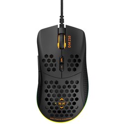 DELTACO GAMING Miš Ultra-Light Gaming, 6400 DPI, RGB, Gumeni stranski oprijem, črn Cene