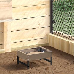 Feeder za ptice Srebrno 80 x 28 x 13.5 cm Cinkani čelik Cene