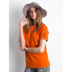 Fashion Hunters dark orange cotton blouse Cene