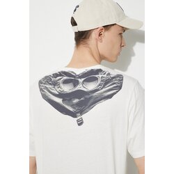 C.P. Company Majice s kratkimi rokavi TSHIRT WHITE 16CMTS044 005 100W Bela Cene