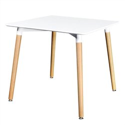 Bolzz trpezarijski sto Milano 2, 80x80cm, Beli Cene