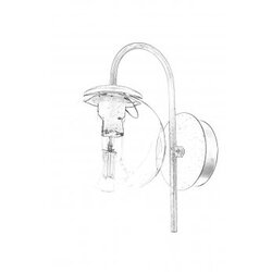 Opviq AP 4331 1BSY Zidna lampa, zlatna Cijene