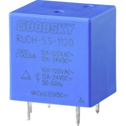 GoodSky RUDH-SS-112D relej za tiskane pločice 12 V/DC 12 A 1 prebacivanje 1 St. Tray Cene
