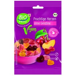BIO PRIMO Organska voćna žvakaća guma (bez želatine) - Voćna srca Cene