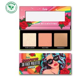 Rude Cosmetics paleta za lice nofilter 3D | rumenila bronzeri | | ecobeauty onlin Cene