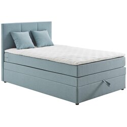 Welnova POSTELJA BOXSPRING 90 cm x 200 cm , tekstil svetlo modra Cene