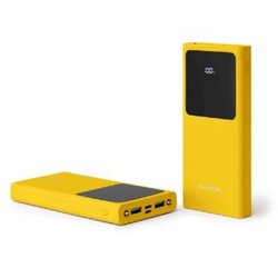 Colorum Powerbank 10 000mAh USB QC OUT in USB-C PD IN/OUT z Micro-USB IN, Rumena, (5000190941) Cene