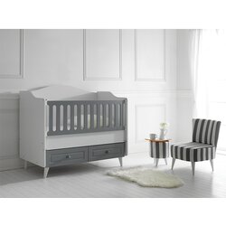 Belis SIENA krevetac za bebe 120X60 CM SIVI TR-6263 Cene