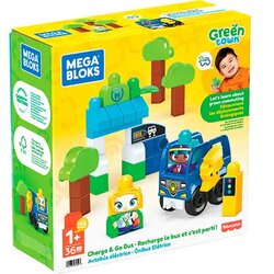 Mega Bloks Fisher-Price: Green Town avtobusno postajališče s polnilno postajo gradbena igrača - Cene