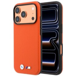 SAS CG MOBILE Maska BMW M Quadrille Kevlar Metal Logo Magsafe za iPhone 17 Pro Max/ 18 Pro Max narandzasta Cene