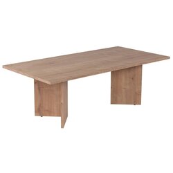 Kalune Design Klubska mizica v hrastovem dekorju v naravni barvi 60x119 cm Sabin – Cene