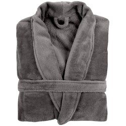 Tiseco Home Studio sivi plišani kućni ogrtač Cosy, L / XL Cene