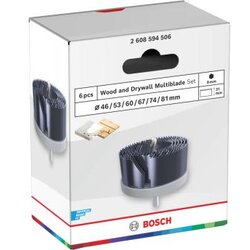 Bosch komplet testera za otvore sa držačem za drvo i gips, 6 delova, 2608594506 Cene