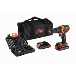 Black & Decker akumulatorski udarni vrtalnik BDCHD18BS32, 18 v, 1,5 ah, torba + pribor Cene