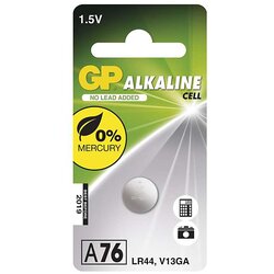 Alkalna dugmićasta baterija A76 GP ALKALINE 1,5V/110 mAh Cene