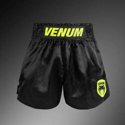 Venum Classic Evo Muay Thai Šorc Crni/Neon Žuti XXL Cene