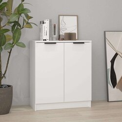 vidaXL Komoda bijela 60x30x70 cm od konstruiranog drva Cijene