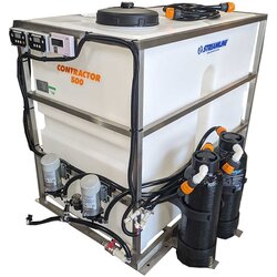 Streamline contractor 500 2 - sa deionizujućom filtracijom za pranje staklenih površina i solarnih panela (2x di filter, 100Ah baterija, 6.9 bar, 500L Cene
