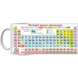 Sohograph šolja - Periodni sistem latinica Cene