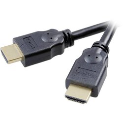 SpeaKa Professional HDMI priključni kabel [1x HDMI-utikač 1x HDMI-utikač] 1.50 m crn Cene
