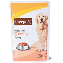 Lovepet Porcija za pse curka Love Pet 100g Cene