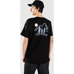 Coal Mountainscape 2.0 T-shirt black Cene