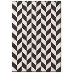 Ted Baker Črna/kremno bela notranja in zunanja preproga 160x230 cm Haringey Terrick – Cene