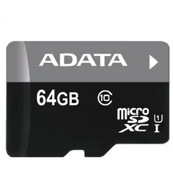 Adata sd card 64GB + sd adapter AUSDX64GUICL10A1-RA1/ class 10 Cene