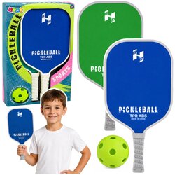 Green and Blue Tennis Badminton Pickleball Racket Set Cene