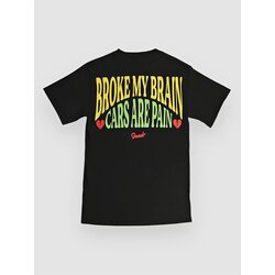 Donut Broke My Brain T-shirt black Cene