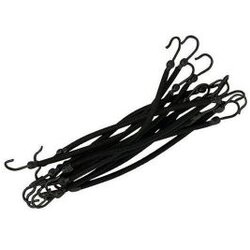 Gumice za kosu s kukicama Sibel Hook 12 kom – Crne Cene