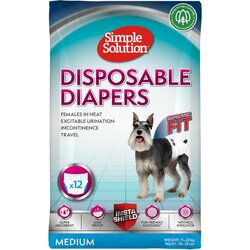 Bramton Simple Solution pelene za pse Disposable Diapers, gaćice M Cene