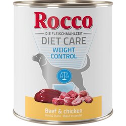 Rocco Diet Care Weight Control govedina in piščanec - Varčno pakiranje: 24 x 800 g Cene
