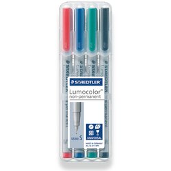 Staedtler Marker Lumocolor 311 WP4 S 0,4 mm, 4 kosi Cene