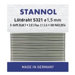 Stannol žica za lemljenje 14gr 1.5mm Sn99Cu1 472286 Cene