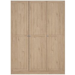 Tvilum Garderobna omara v hrastovem dekorju v naravni barvi 147x200 cm Billund – Cene