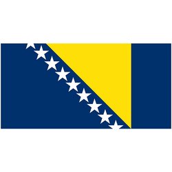 BOSNA in Hercegovina zastava 140x70 cm z žepom za drog Cene