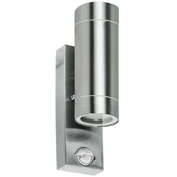 Starlux LED zunanja stenska svetilka Dundee (2 x 3 W, 6 x 9,5 x 22 cm, topla bela svetloba, nerjavno jeklo) Cene