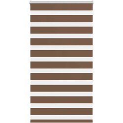 vidaXL zebra senčilo rjave 75x150 cm tkanina širina 70,9cm poliester Cene