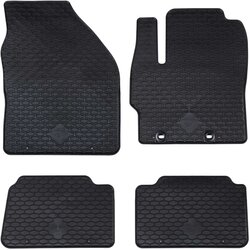 vidaXL Avto preproga 4 pcs Črna primerna za Toyota YARIS 2020- Guma, (5000204180) Cene